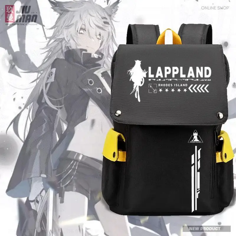 Anime Arknights Lappland Merchandise 2D Unisex Backpack Student Large Capacity School Bag Anime