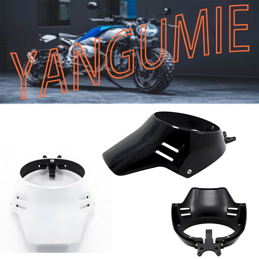 

2016 2017 2018 2019 2020 2021 2022 Motorcycle Headlight Fairing Windscreen w/ Mount Kit for BMW R NINE T URBAN GS