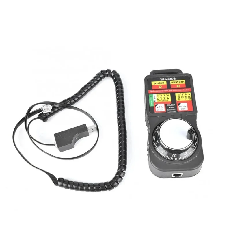 CNC Mach3 USB 산업용 전자 핸드휠, mpg4 4 축 수동 펄스 발생기, mpg 펜던트 핸드휠
