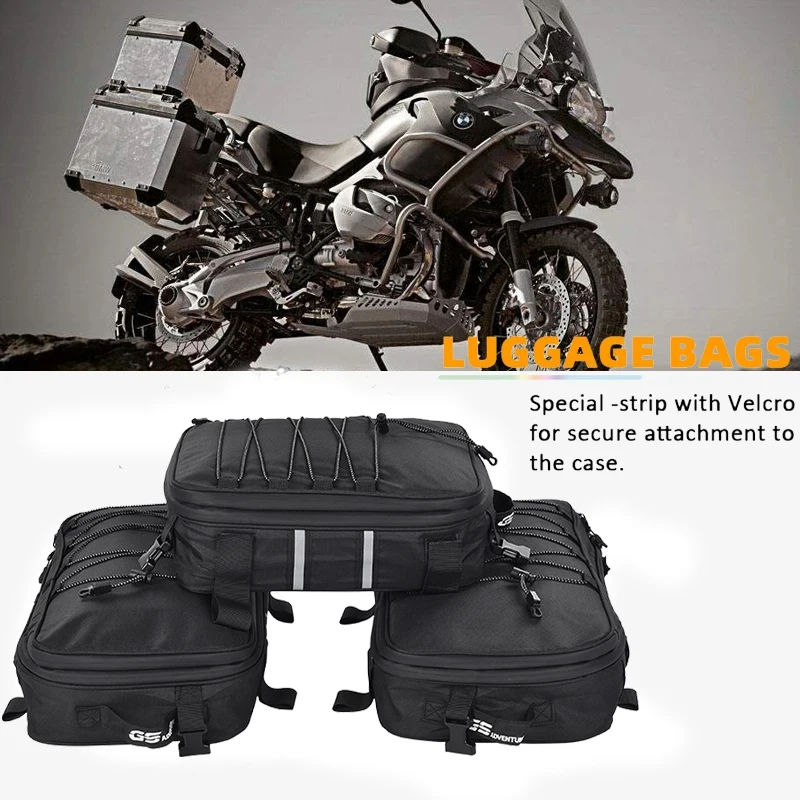 

Лучшие сумки для BMW R1250GS R1300GS r1300gs R1250RT F650GS-F900XR Многофункциональные кофры для верхней коробки Боковой чехол Сумки для багажа Седельная сумка