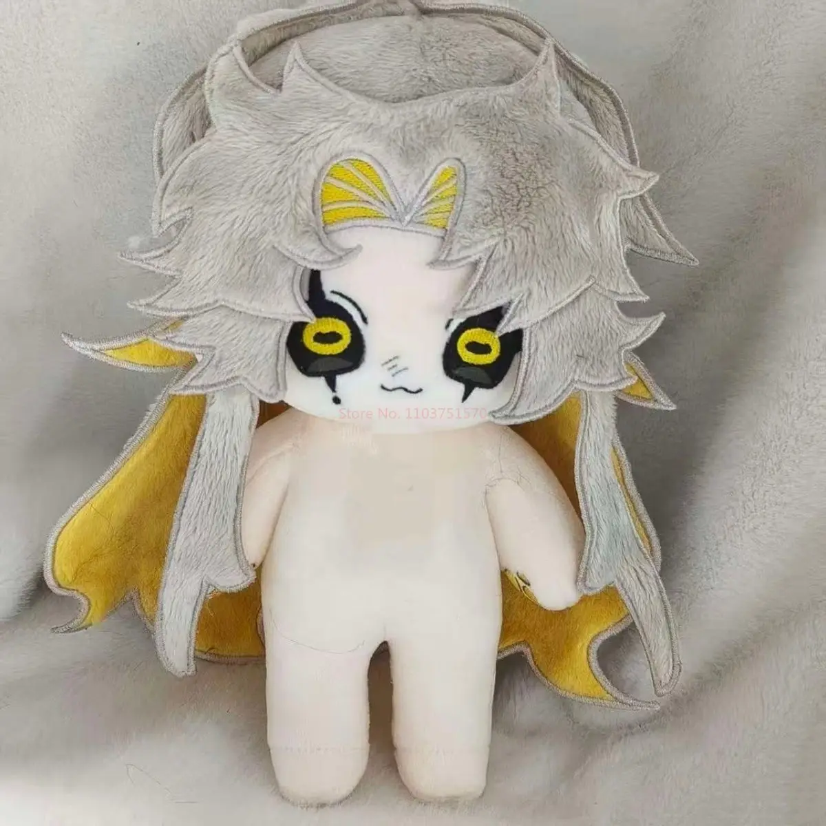 20cm Pierrot Cotton Doll For Diy Dress Up Anime Plush Pendant Accessories Christmas Gift Real Life Plush Toy