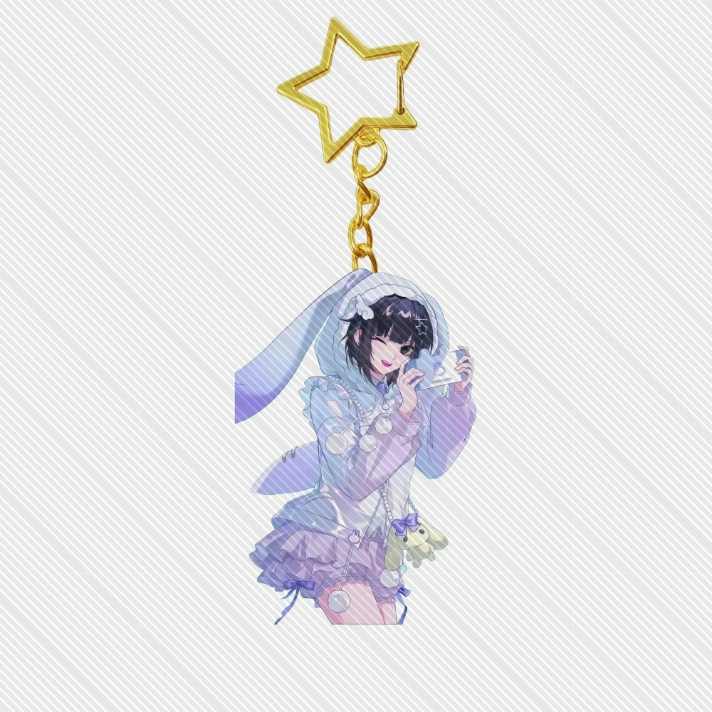 6CM Anime LINK CLICK Acrylic Stand Model Keychain Cosplay Characters Ornament  Accessories Good Collection Gifts