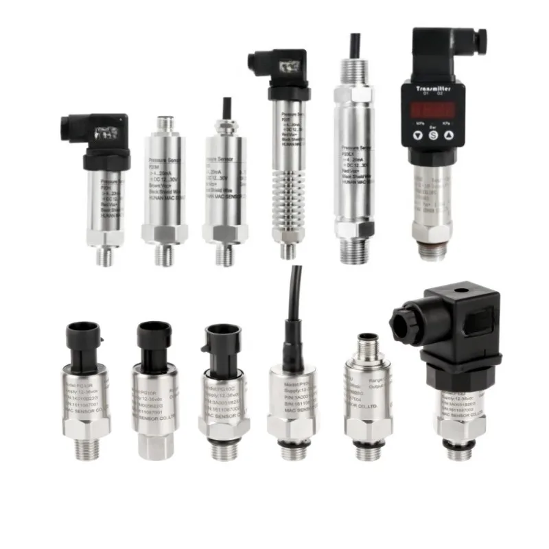 Industrial 4-20ma 0-250 bar MPa 0-100psi Digital Oil Air Water Hydraulic Transmitter Sensor Ex-factory Price