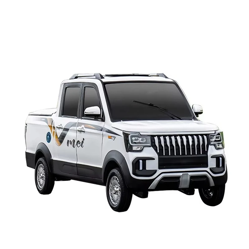 QQA  Light Metal New Energy Electric Vehicle Mini Freight Truck Electric Mini Pickup From China Leather Left