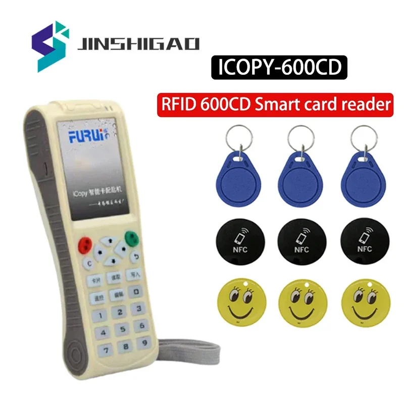 Rfid Icopy8pro Smart Chip Reader English Handheld Wifi Duplicator Idic Card 13.56mhz125khz Label Copy T5577 1k Badge Token Write