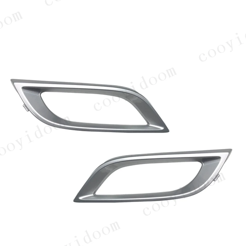 For Mazda 3 BL 2008 2009 2010 2012 2013 Car Fog Light Kit Headlight Chrome Fog Lamp Cover Grill Bezel Frame Fog Light Hood