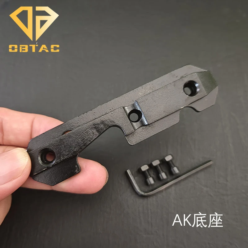 AK47 Steel Dovetail Side Plate Rail Scope Mount For Milled Stamped Receivers Accepts AK Side Mounts Hunting Accessories