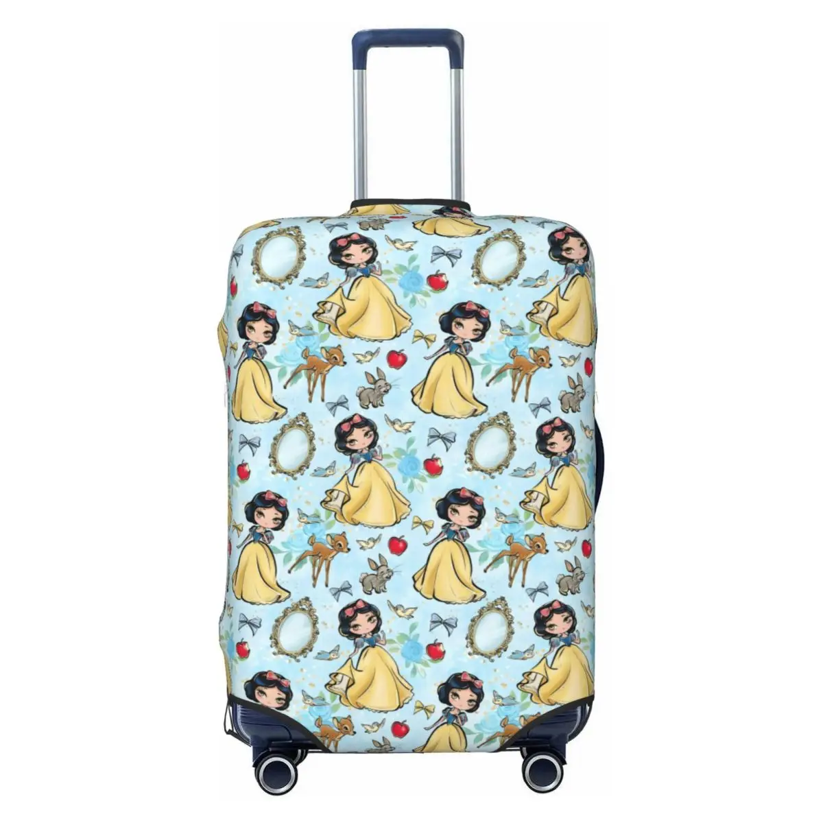 

Custom Snows Whites Comic Manga Suitcase Cover Elastic Cute Luggage Covers Protector for 18-32 inch