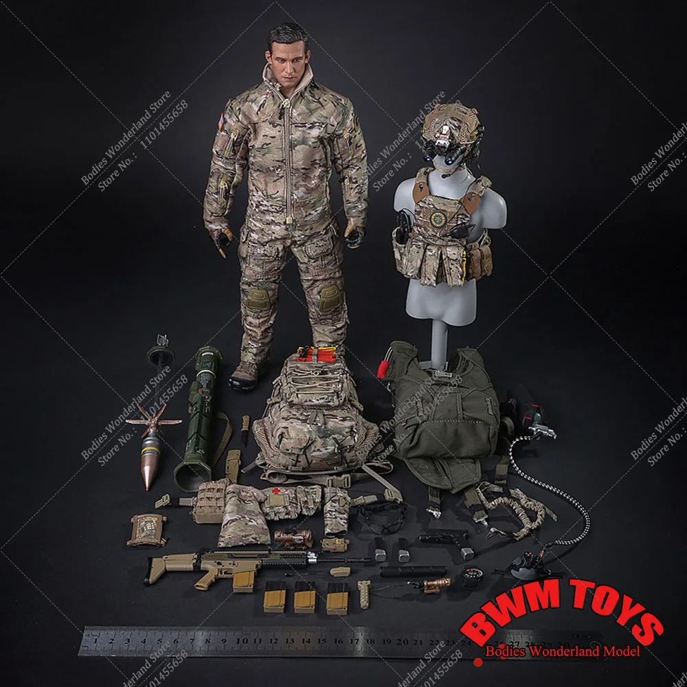 Minitimes M028 1/6 Scale Collectible U.S. Army Special Forces Parachute Jump HALO Full Set Moveable Action Figures Gift For Fan