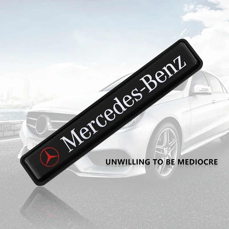 Grade dianteira do capô do carro logotipo luz led acessórios do carro para mercedes benz a b c e g m r s amg ces clg clk cls classe eqc gla glb