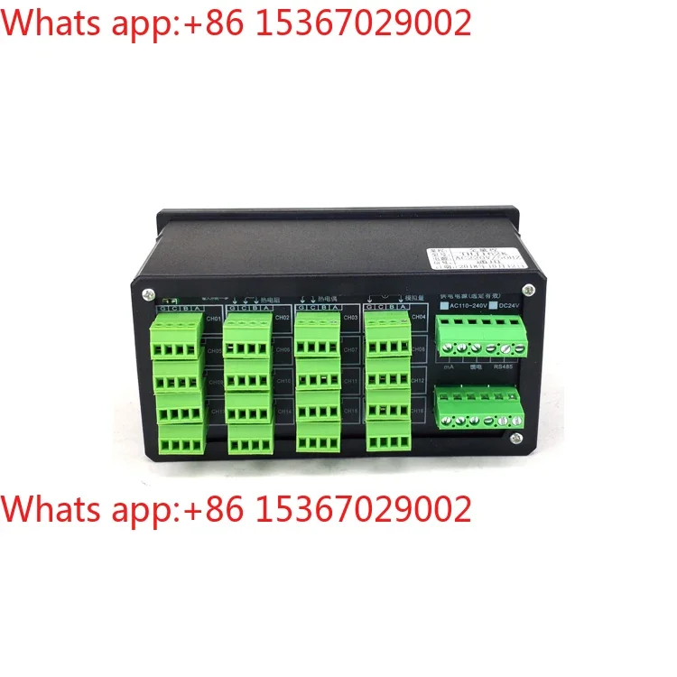 RS485 communication multi-channel temperature tester 12, 16-channel temperature tester send computer recording software