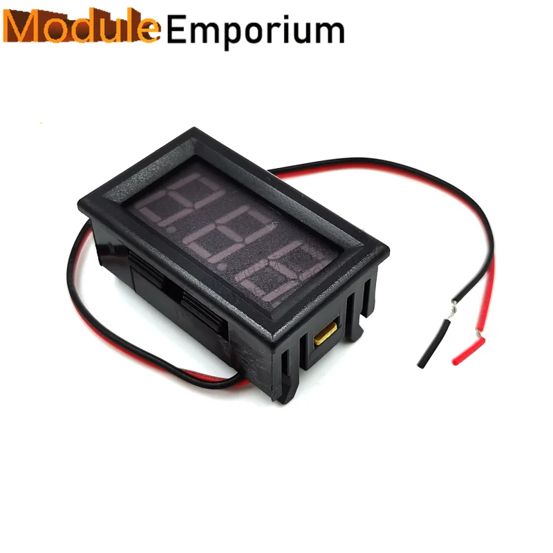 0.56 Digital Voltmeter DC5-120V/DC 5V to 120v Digital Voltmeter Voltage Panel Meter For 12V 24V 96V Electromobile Motorcycle