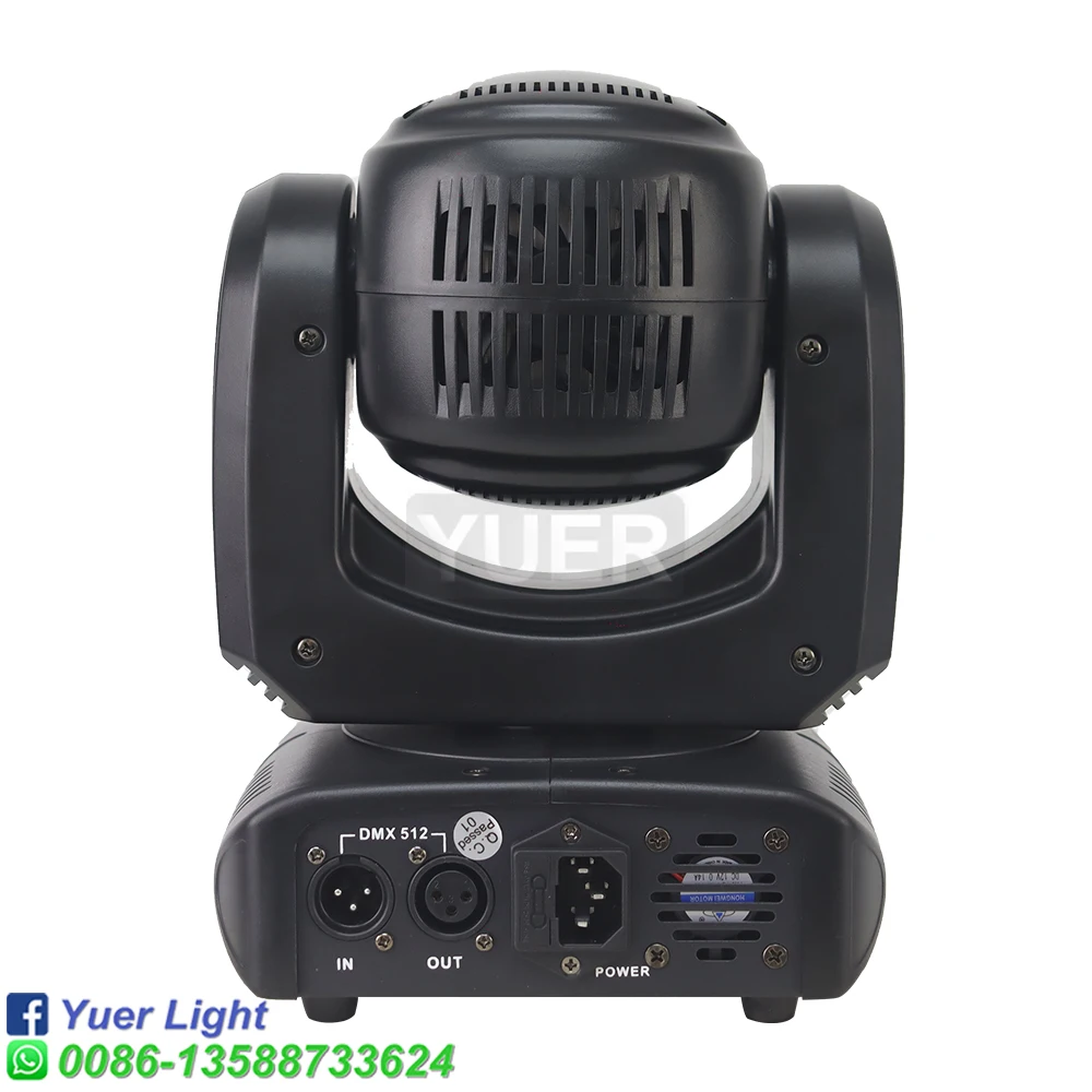 Imagem -05 - Yuer-beam Spot Moving Head Light Iluminação de Palco dj com Abertura 18 Prisma Dmx512 para dj Disco Party Club Efeito Lâmpada 120w