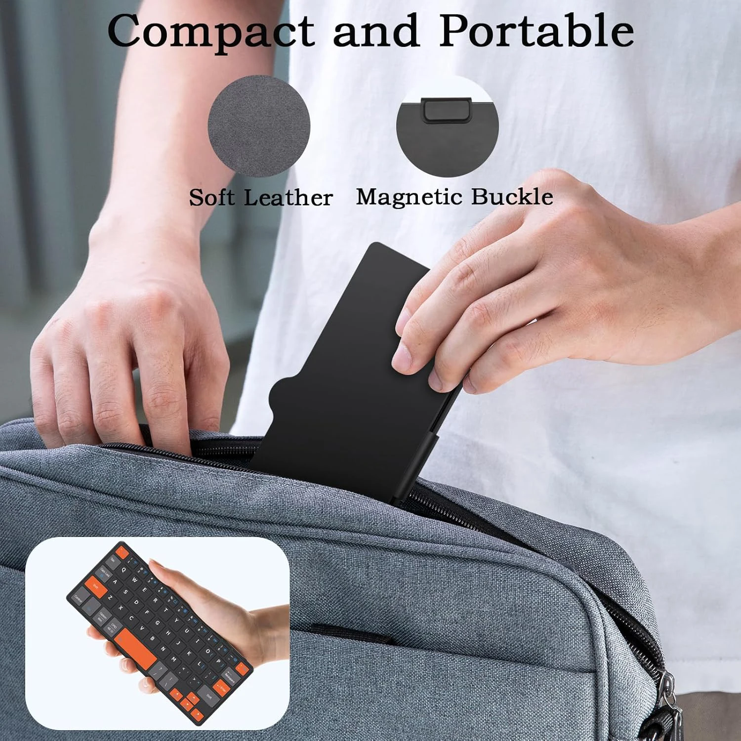 Faltbare kabellose Tastatur fü – Korean Desk Setup Bewertung und Preis