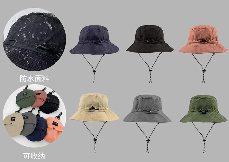 

New Foldable Fishing Hat for Outdoor Hiking Camping Sun Protection Storage Portable Quick Drying Hat