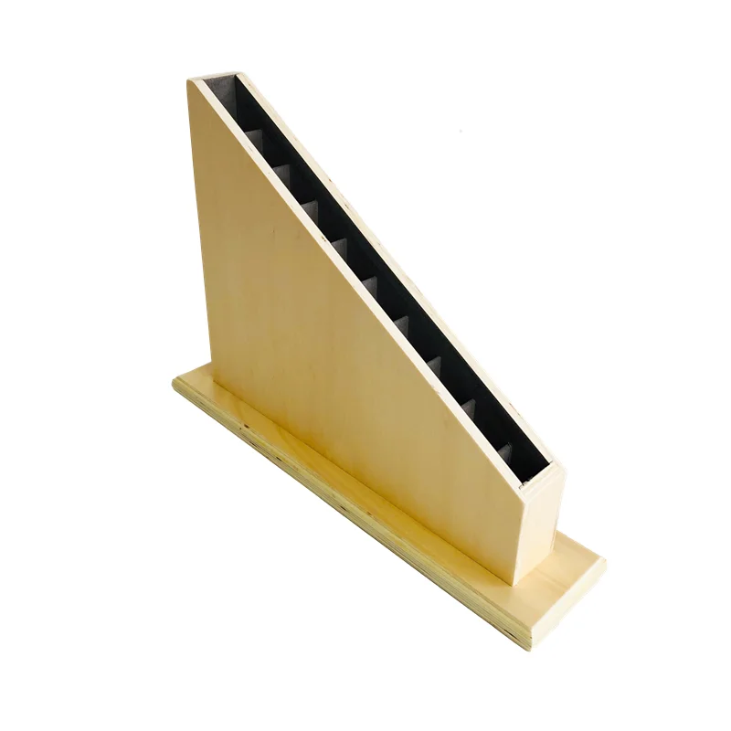 

Montessori Rods Stand Wood Mathematical Materials/ Sensory Teaching Aids Early Educational Equipment Kids Learning Tools