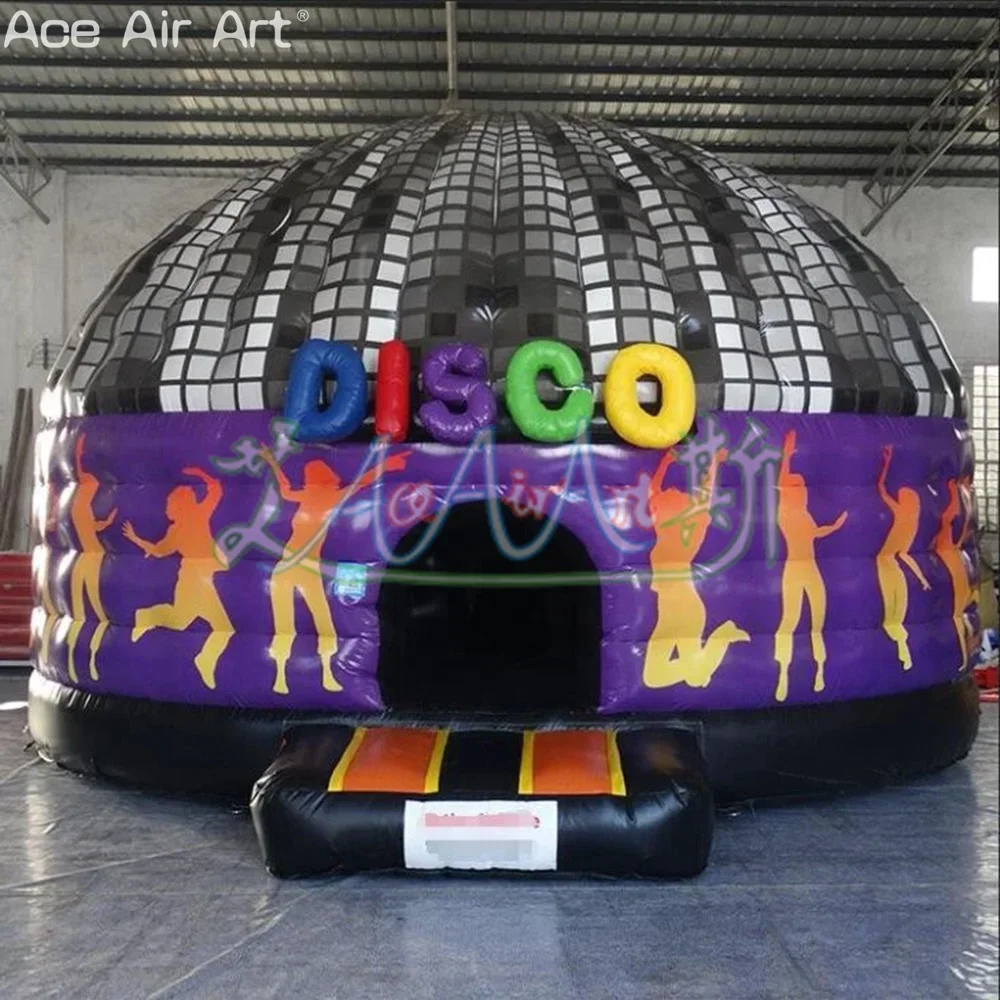 Inflatable PVC Disco Trampoline Bouncer Tent For Outdoor Indoor Parties DJ Events For Garden Entertainment Inflatable Playground