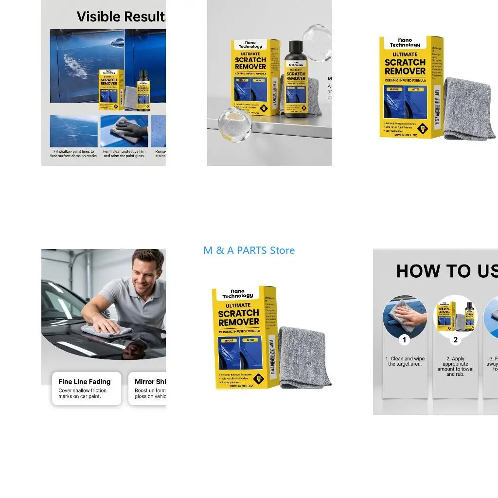 U1JF Automotive Paint Care for Light Scratches, Oxidation, and Dull Finish
