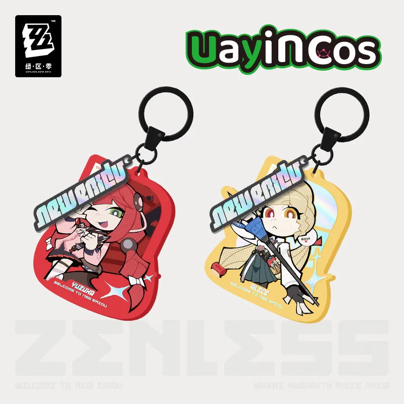 

Оригинальный Zenless Zone Zero Ukinami Yuzuha Alice Thymefield жесть значок брошь орнамент аксессуары для кукол аниме фигурка игровая игрушка