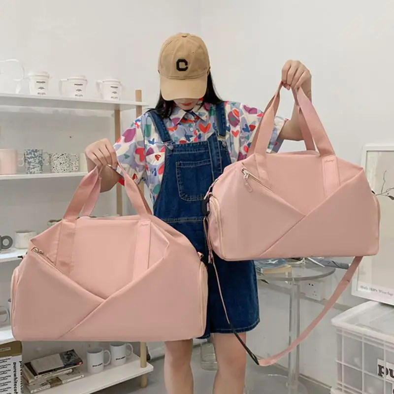 

Новая спортивная дорожная сумка, женская разделительная сумка для влажной и сухой плавания, йоги, легкая сумка для путешествий, повседневная сумка из АБС-пластика, материал ПК