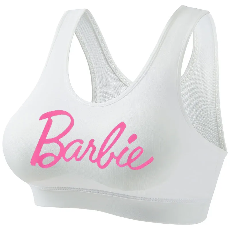 Women's Barbie Sports Bra Vest Running Shockproof Fitness Yoga Large Size No Wires Comfortable Naked Feeling Beautiful Back