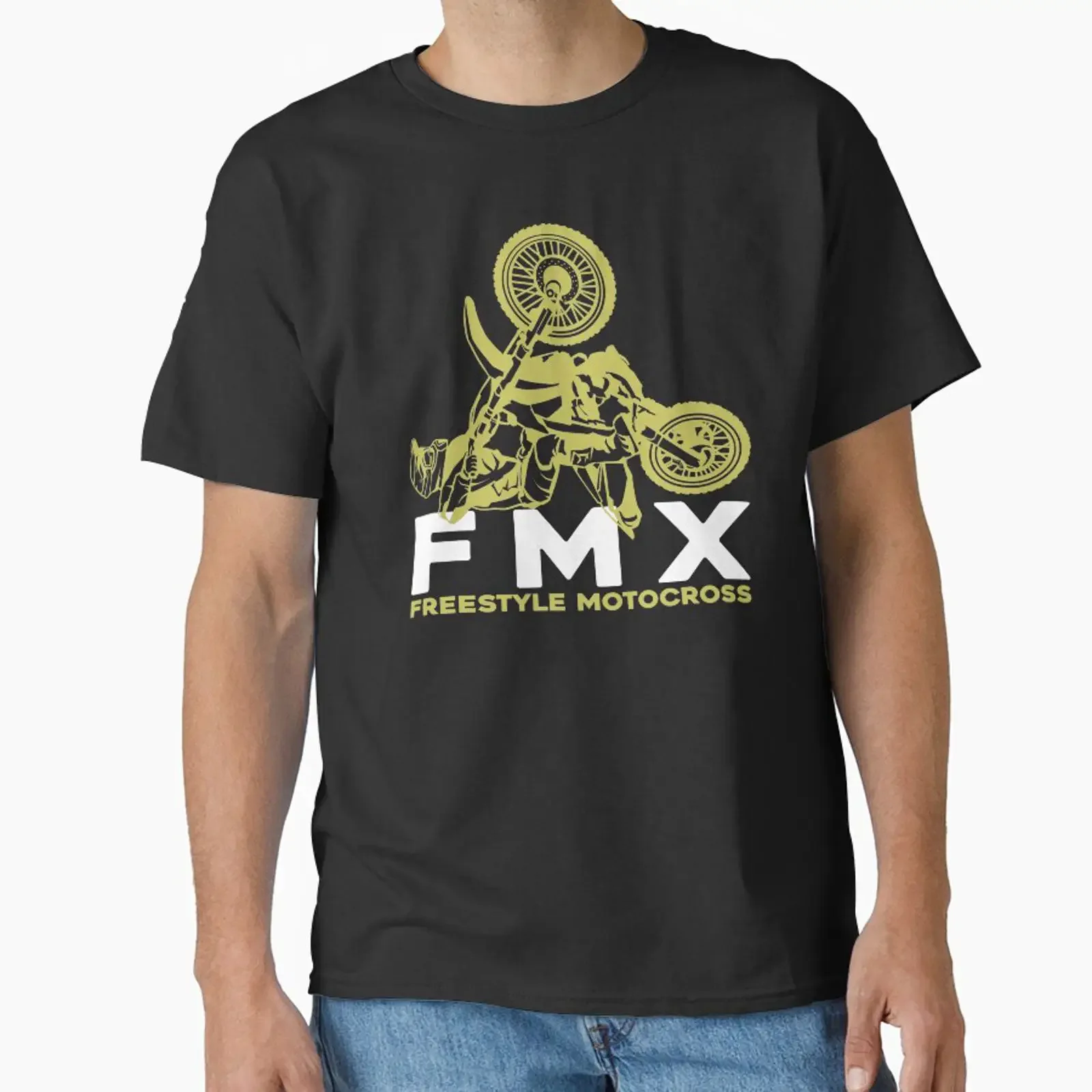 FREESTYLE MOTOCROSS FMX Classic T Shirt vintage Washed Comfortable Casual Stylish designer clothes Soft Slightly