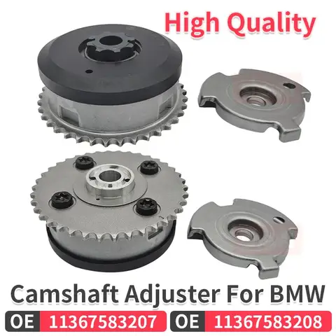 11367583208 / 11367583207 흡기/배기 캠샤프트 조정기 BMW E70 E82 E90 F10 F30 N51 N52 N55 S55 엔진 VVT 액세서리