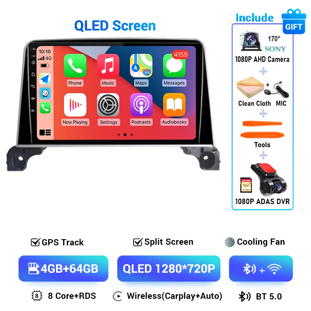 Android 15 Carplay Auto 360 Camera Voor Peugeot 5008 4008 3008 2017 2018 2019 2020 Autoradio Multimedia Speler navigatie Gps Dsp