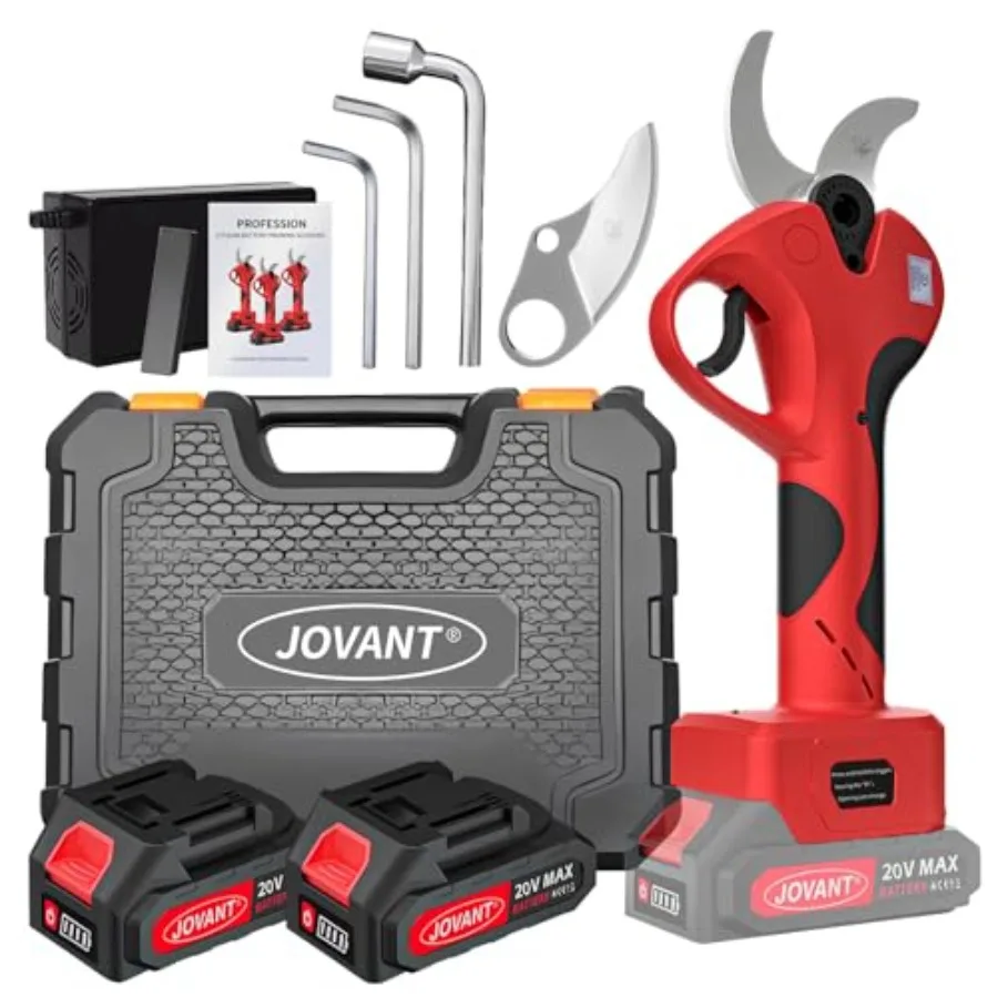 

Электрические беспроводные секаторы 1,6 дюйма (40 мм) с аккумулятором 2000 мАч, 2 шт., для обрезки деревьев