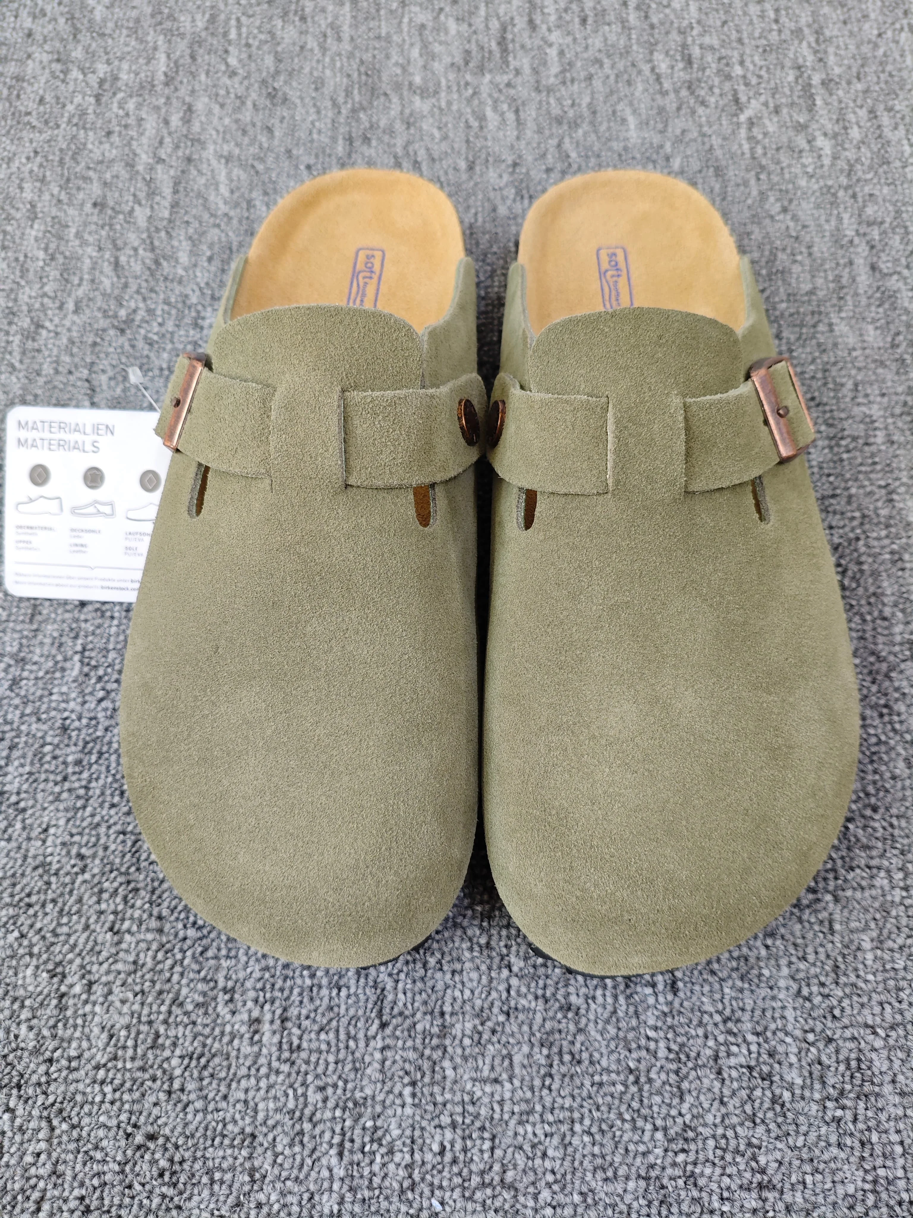 Men's Casual Shoes & Women's Sandals: Comfortable Closed-Toe Slippers with Cork Footbed for Indoor & Outdoor Use image 6