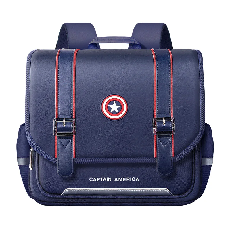 Imagem -06 - Disney School Bolsa para Meninos Primary Student Ombro Mochila Ortopédica Homem Aranha de Ferro Grau 13 Grande Capacidade Mochila 2023