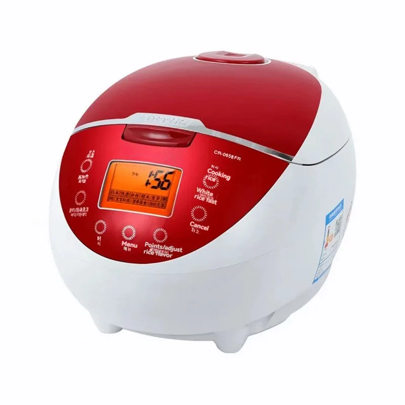CR-0658FR Rice Cooker Nonstick Even Heating Inner Pot For Family Rice Porridge Steamed Dishes Multi Scene Daily Home Cooking