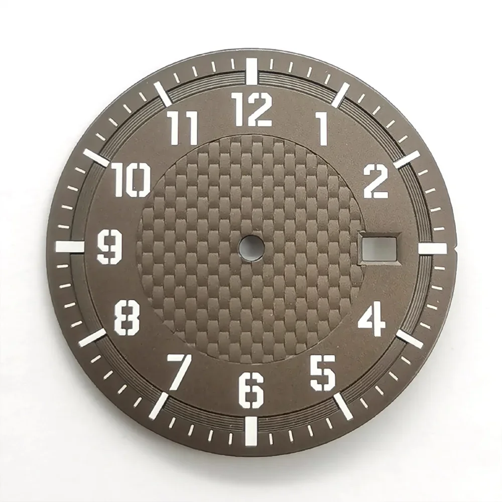 

Customized 33.8mm Watch Dial NH35 Watch Dial Face Fit for NH35 NH36 Movement 33.8mm Green Luminous Watch Faces