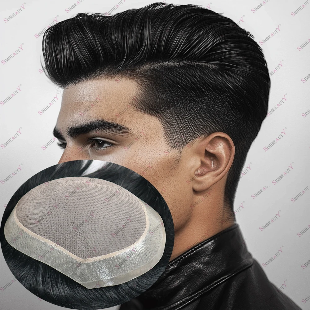 

Европейские девственные человеческие волосы темно-черные светло-коричневые дешевые моно кружевные натуральные волосы MONO + PU дышащие человеческие волосы парик протез