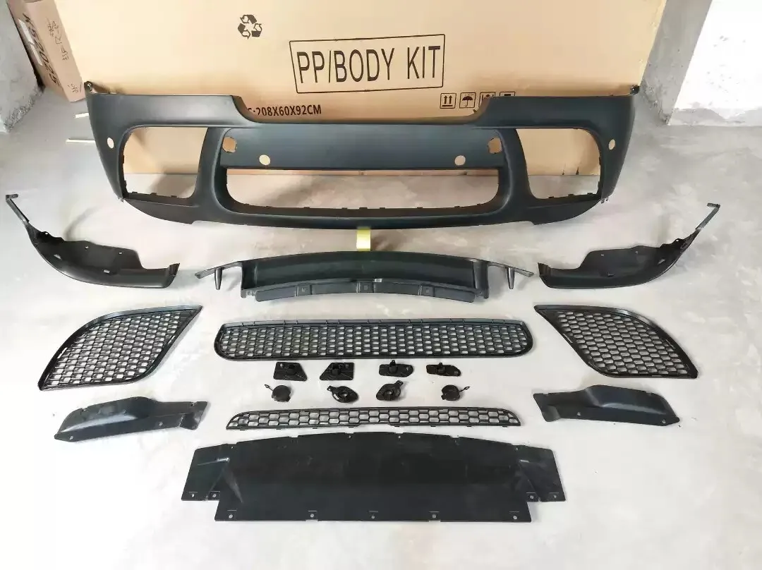 

Car front bumper surrounded Body kit for BMW X6 E71 modified X6M MP Radiator grille Lower grill cover frame