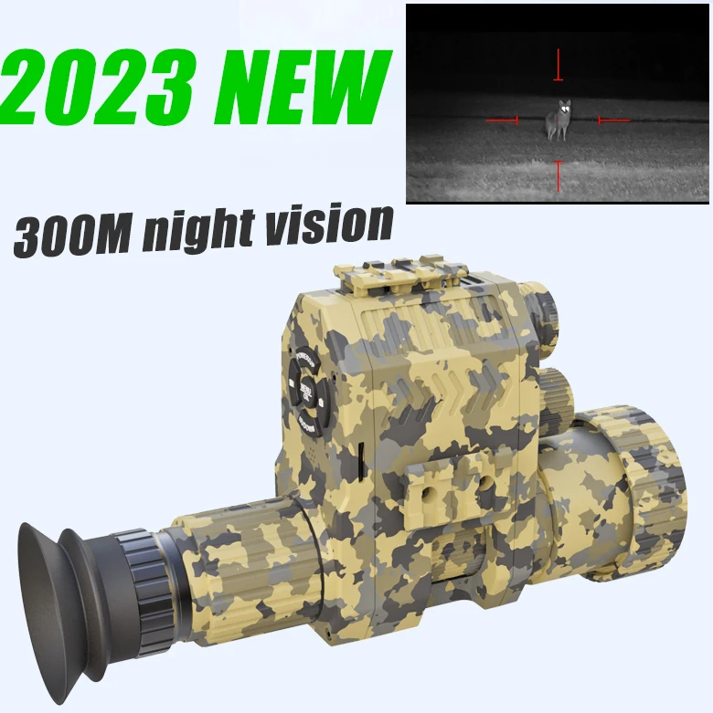 

Megaorei NK007 Plus Night Vision Rifle Scope Photo Video Record Hunting Tactical Optical Sight Camera with 850nm Flashlight