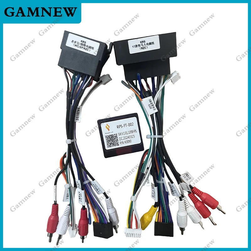 Car 16pin Wiring Harness Adapter Canbus Box For Fiat Ducato Citroen Jumper Peugeot Boxer Radio Power Cable FP5-FT-002