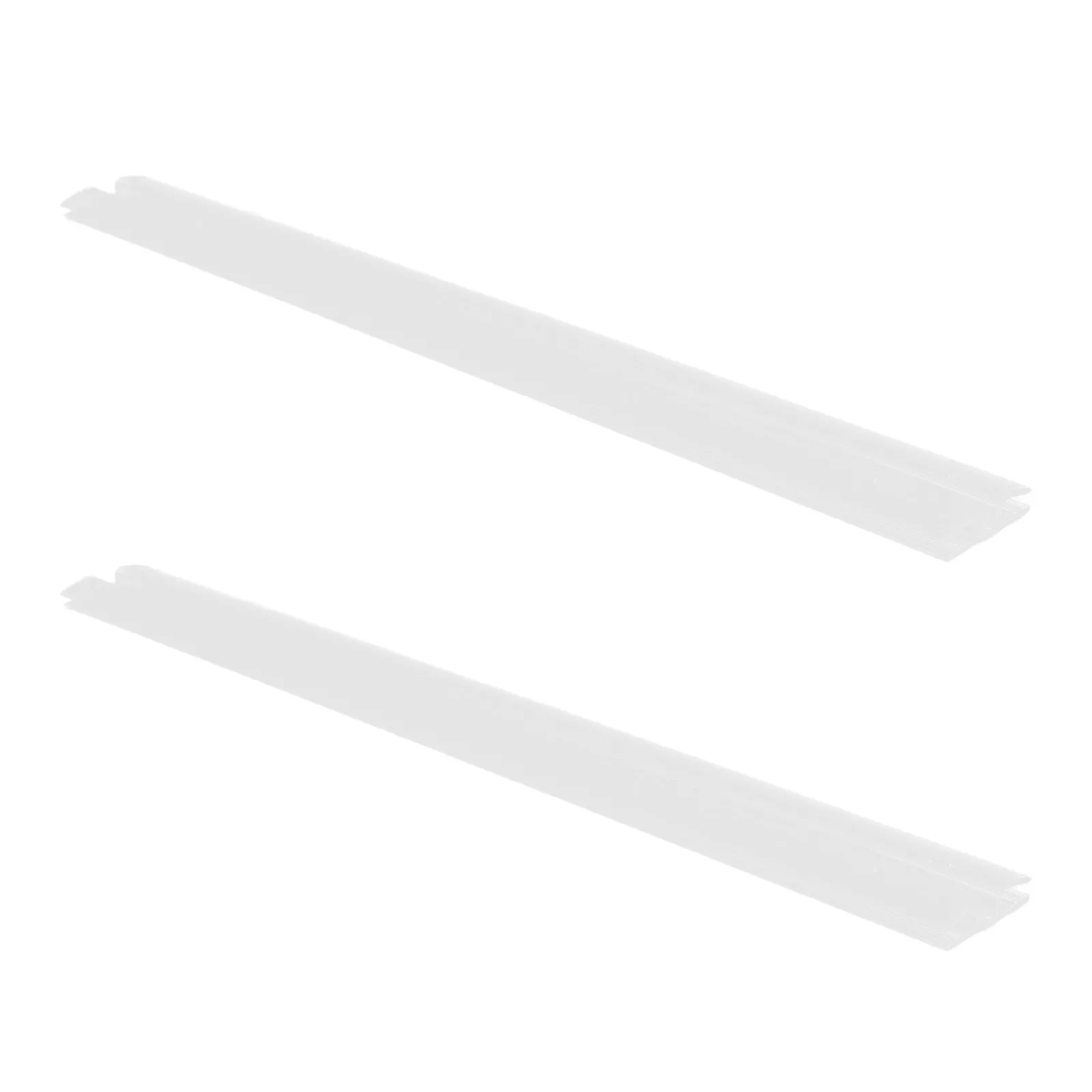 2Pcs Clear Acrylic Panel Hinges Flexible No Screw Aquarium Glass Lid Hinge Strip for DIY Fish Tank Golf Cart Folding Hinge