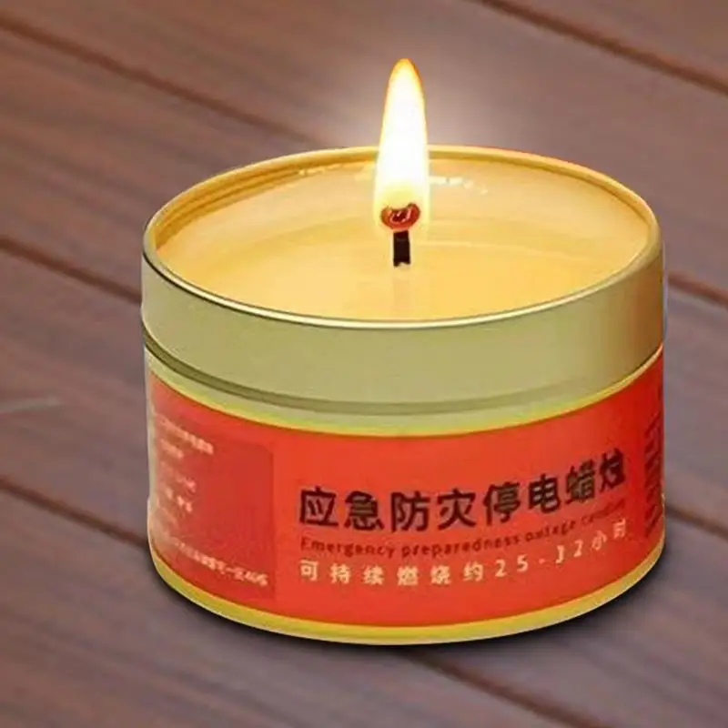 Portable Power Outage Candles Smokeless Long Burning Candles Mini Tea Light Candle Wedding Birthday Party Candlelight Decoration