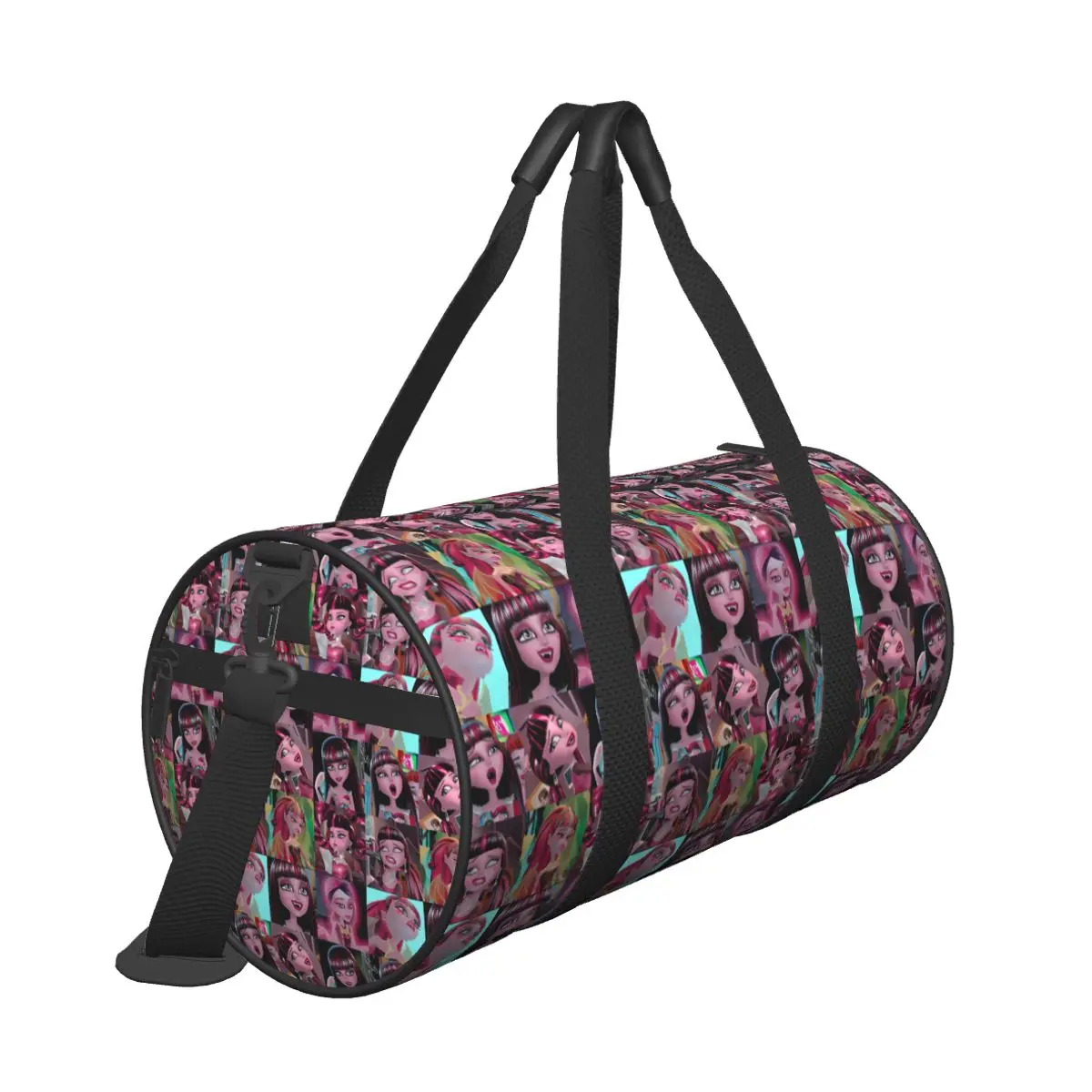 Monster High Sports Bags Luggage Gym Bag Gym Accessories Retro Handbags Men Custom Weekend Fitness Bag