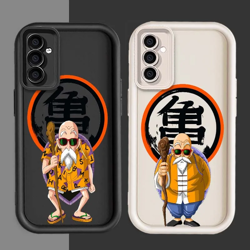 D-Dragon Ball Anime Master Roshi Cover For Samsung A71 A56 A55 A54 A53 A51 A35 A32 A31 A16 A15 A06 Eye Ladder Phone Case