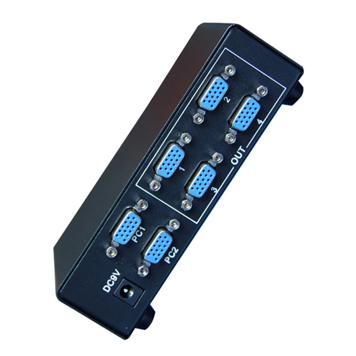 تقنية جديدة 2 في 4 خارج VGA الفاصل الجلاد توزيع ألعاب الفيديو 350 ميجا هرتز دعم 1920x1440 مع جهاز التحكم عن بعد بالأشعة تحت الحمراء الاتحاد الأوروبي التوصيل