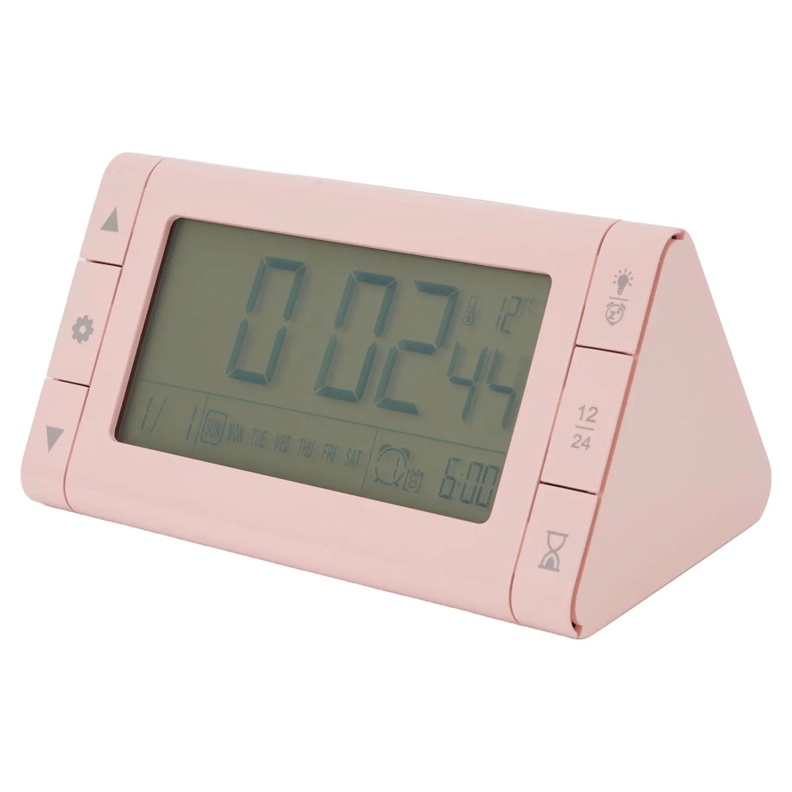 Night Light Clock Bedside Alarm Clock Accurate Temperature Display High-definition Screen Large Buttons Easy To Operate