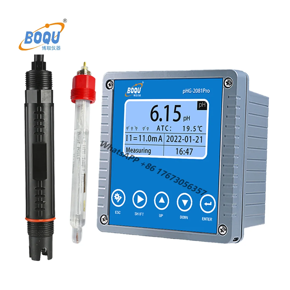 BOQU Phg-2081pro Factory Direct Sale Low Price Digital Control Dosing Pump  Controller Online Orp Water  Meter  1 Years