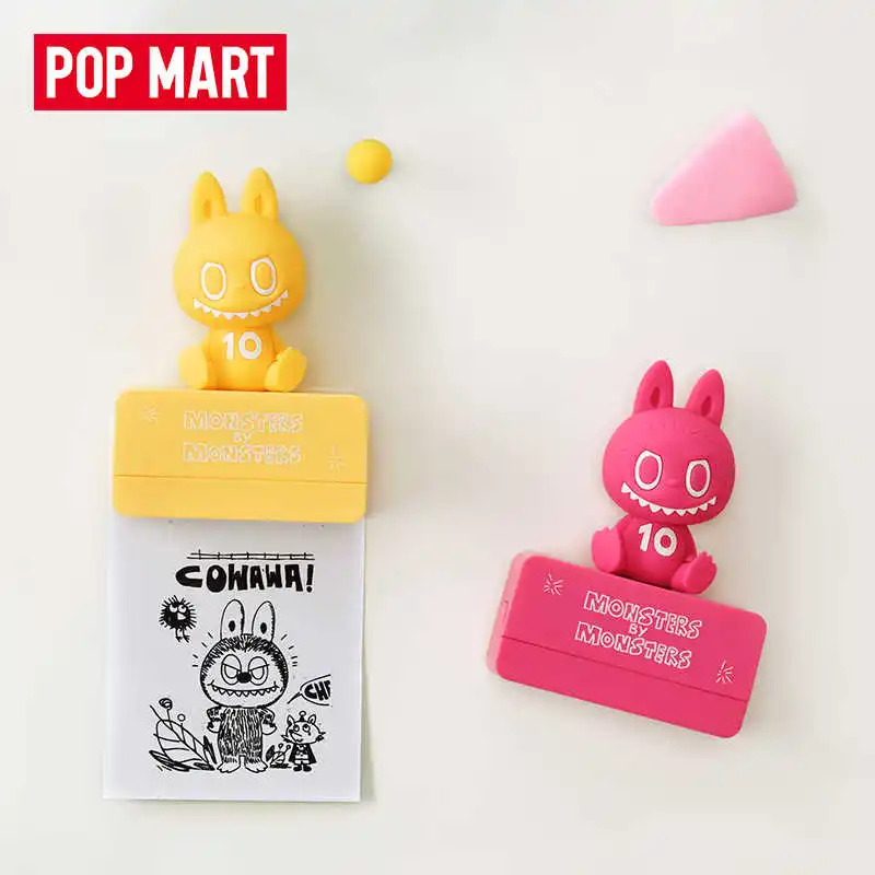 

New POPMART The Monsters 10th Anniversary Labubu Fridge Magnet Blind Box Cartoon Collectible Decor Perfect Gift For Anime Fans