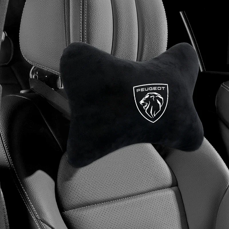 for Peugeot 206 307 308 3008 207 208 508 2008 5008 Brand new arrival car neck pillows both side Cotton flannel single headrest