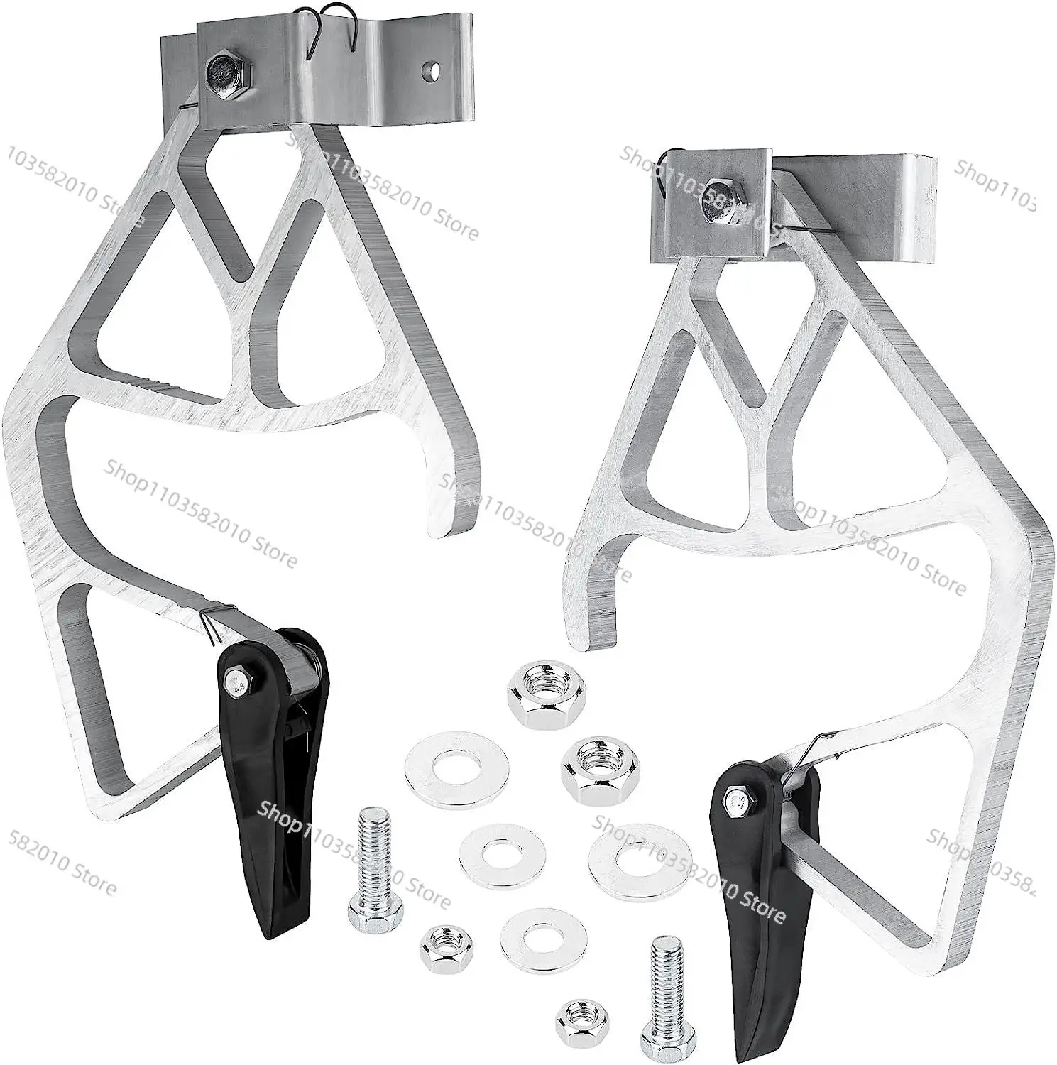 Ladder Steel Accessories Support Foot Balance Foot Stabilizer Regulator Retractable Threaded Non-Slip Base