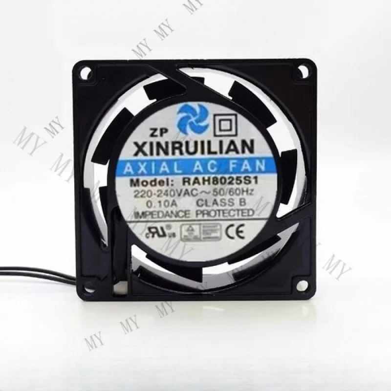 

TT for XINRUILIAN RAH8025S1 8025 AC220V-240V 0.10A Aluminum Frame Cooling Fan