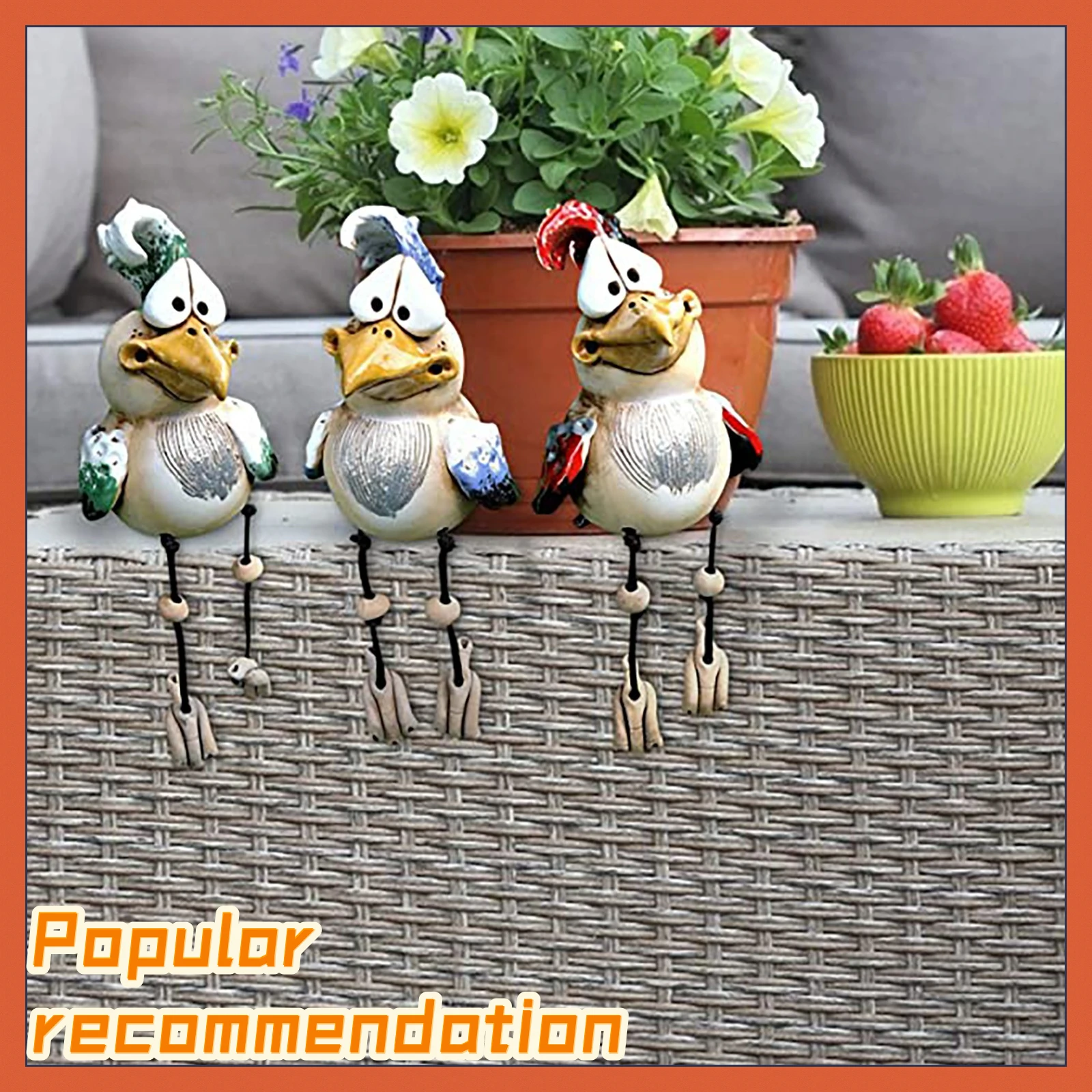 

2022 New Chicken Farm Farm Art-Backyard Decoration Courtyard Chicken Decoration Garden Statues Outdoor Yard Landscape Sculptures