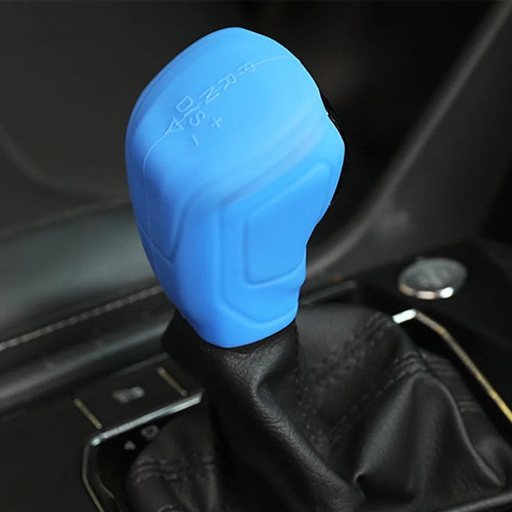 Car Silicone Shift Shifter Gear Knob Stick Cover for VW Golf 6 Passat B7 Jetta CC Polo Touran Tiguan Eos Sharan Scirocco Acc.